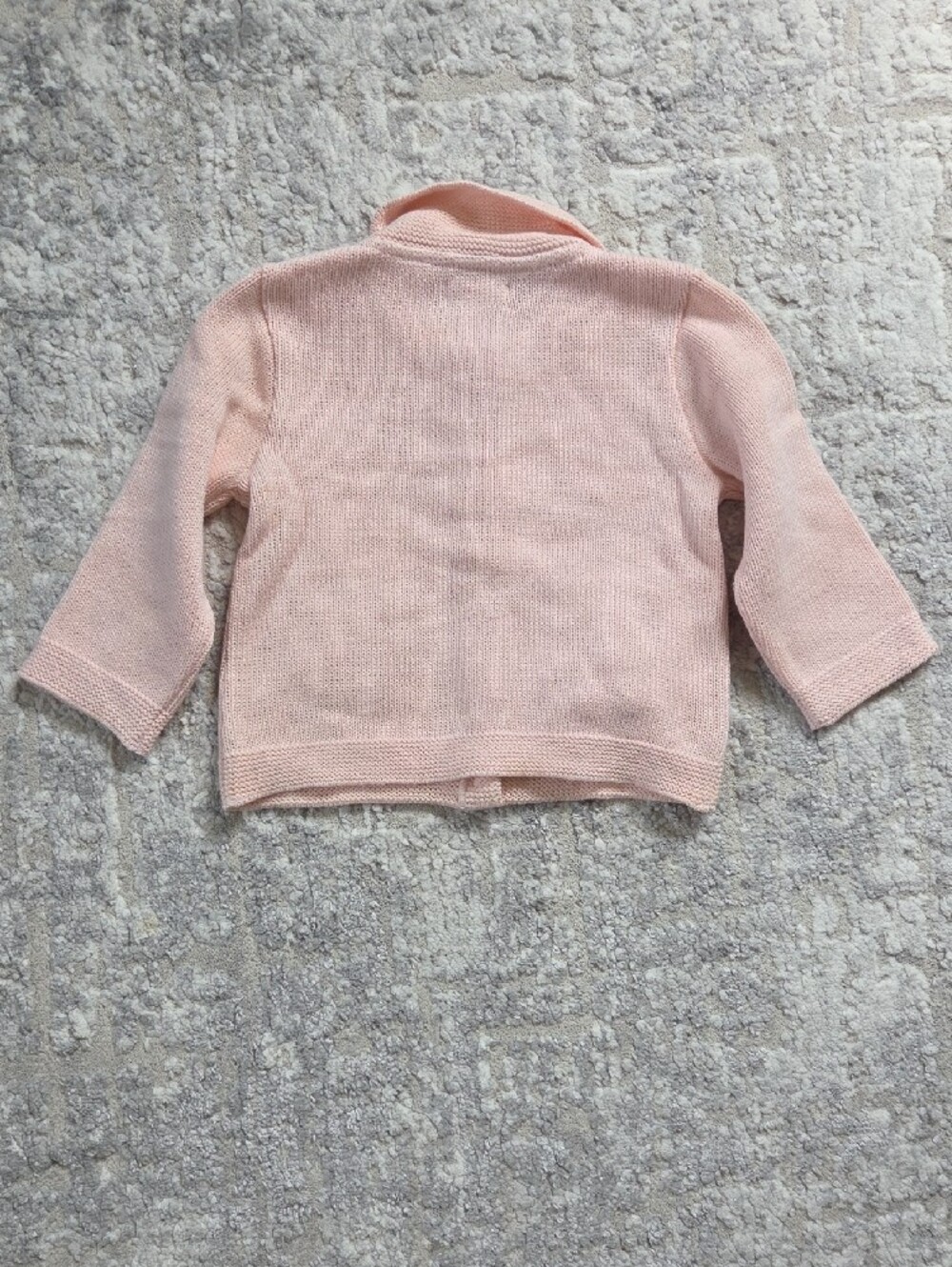 First Impressions Light Pink Knit Button-Up Cardigan Size 12 Months - Picture 5 of 5